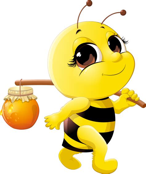 Free for commercial use High Quality Images. . Cute honey bee clipart